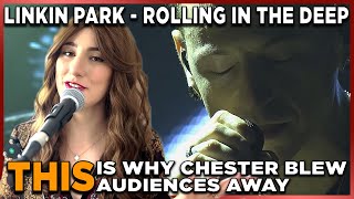 Was Chester REALLY that good Linkin Park quotRolling in The Deepquot Analysis by Vocal Coach [upl. by Materse]