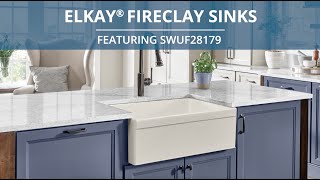 Elkay® Fireclay Farmhouse Sink SWUF28179 [upl. by Relyat45]