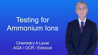 A Level Chemistry Revision quotTesting for Ammonium Ionsquot [upl. by Nare]