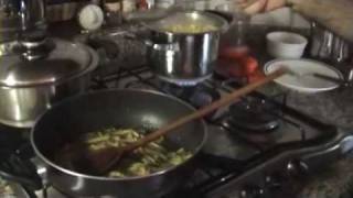 Tagliolini con zucchine e acciughe video ricetta n° 049 [upl. by Dlarej]