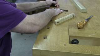 Sjoberg Bench Tail Vise Adjustment [upl. by Wilt]