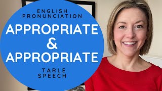 How to Pronounce APPROPRIATE amp APPROPRIATE  American English Heteronym Pronunciation learnenglish [upl. by Lois]