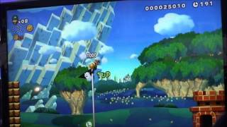 New Super Mario Bros U Wii U gameplay video from E3 2012 showfloor [upl. by Shelba]