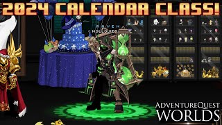 AQW 2024 Calendar Class Preview Chrono Shadowslayer Is FUN AQWorlds [upl. by Katherina622]