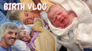 OUR BIRTH VLOG Csection with our second baby [upl. by Alecia]