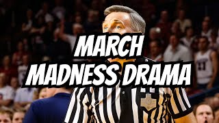 Refs Under Fire Controversial Foul Call in SamfordKansas March Madness Thriller [upl. by Zetrauq]