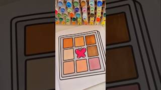 Sunnie Creative  Glow cosmetics bold easy coloring book  asmr coloring markers  Rouge [upl. by Herwig]