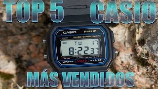 TOP 5  RELOJES CASIO MÁS VENDIDOS [upl. by Hadwyn]