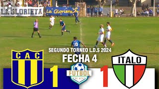 ⚽ RESUMEN ⚽ Carreras AC 1️⃣1️⃣ Italo Argentino Fecha4  Segundo Torneo [upl. by Steffi134]