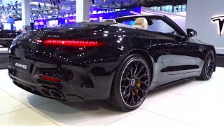 2024 Mercedes AMG SL63 Black Hellcat 585 HP  Interior Exterior Details [upl. by Einavoj]