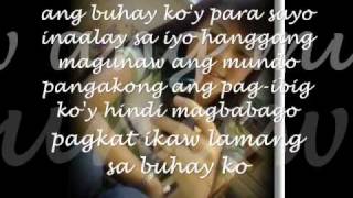 Ang buhay koy para sayo with lyrics by Jc REgino amp sashas coverwmv [upl. by Norwood555]