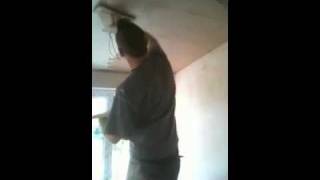 How to plaster barrelled or curved ceiling  Part 1 [upl. by Cooper]