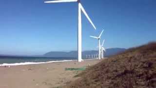 ILOCOS NORTE Bangui Windmills or The Bangui Wind Farm of Ilocos [upl. by Derby44]