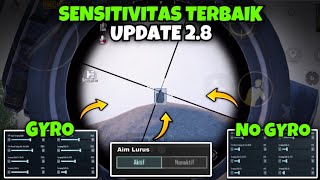 Sensitivitas Pubg Mobile Terbaik Untuk Gyro amp No Gyro Aim Jadi Lurus  PUBG MOBILE [upl. by Sezen]