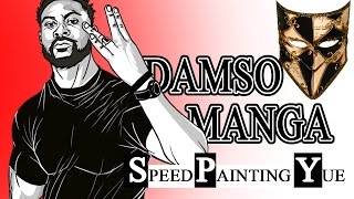 Damso SPEED PAINTING by Yue 【Requested by KronoMuzik】 [upl. by Mialliw495]