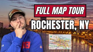 Watch this if Youre relocating to Rochester NY Full map tour [upl. by Codd]