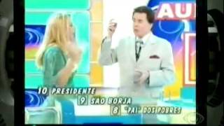 SILVIO SANTOS HUMILHA CARLA PERES OFICIAL SENSACIONAL [upl. by Chancellor]