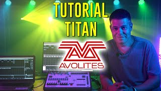 TUTORIAL TITAN AVOLITES Pasos básicos para usarlo [upl. by Ueik]