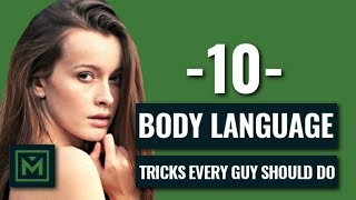 10 Confident Body Language Tricks EVERY Guy Should Do TODAY Proven Techniques [upl. by Dexter]