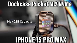 Dockcase Pocket M2 NVMe SSD Enclosure [upl. by Darill688]