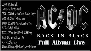 ACDC  Back In Black Full Album 1980 [upl. by Niatirb]