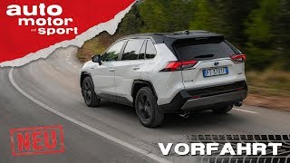 Der neue Toyota RAV4 2019 Ohne Diesel zum Erfolg ReviewFahrbericht  auto motor und sport [upl. by Raffo]