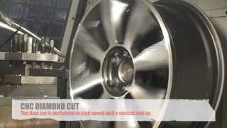 Alloy Wheel Repair Refinish Diamond Cut Wheel [upl. by Sucitivel957]