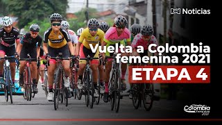 Vuelta a Colombia Femenina 2021 Lilibeth Chacón repitió y ganó la etapa 4 [upl. by Assyla]