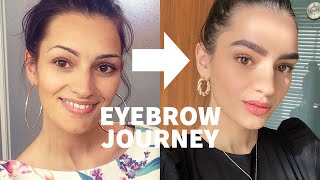 My Eyebrow Growth Journey Before amp After  Peexo [upl. by Adnahsam]