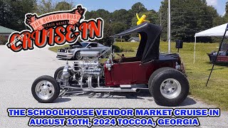 The Schoolhouse Vendor Market August 2024 CruiseIn Toccoa Georgia [upl. by Hesoj13]