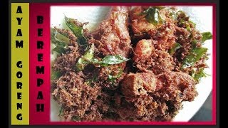 Resepi Ayam Goreng Berempah  Ayam Goreng Ranggup MESTI CUBA [upl. by Akeit]