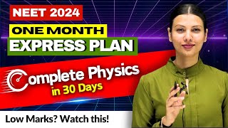 🚀 NEET 2024 EXPRESS PLAN  Complete Physics in 30 Days TamannaChaudhary [upl. by Akirrehs37]