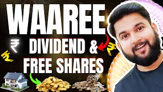 Waaree Renewable Technologies Dividend and FREE Share Distributions  Waaree Latest News and Updates [upl. by Nomahs254]