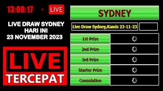 KELUARAN Result LIVE DRAW SYDNEY HARI INI 23 November 2023Pengeluaran sydney hari ini LIVE TERCEPAT [upl. by Gabbi]