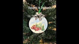 Day 2 Red Truck Ornament [upl. by Midge]