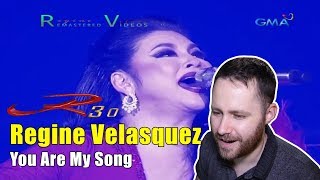 R30 Concert  09  You Are My Song  Regine Velasquez  REACTION [upl. by Silda883]