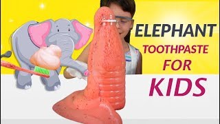 How to Make Elephant Toothpaste for Kids Science experiment [upl. by Brindell]