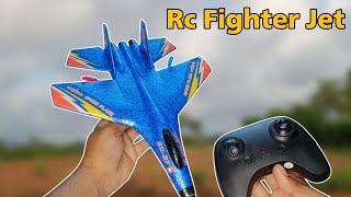 RC Fighter Jet Sukhoi Su 27  Unboxing amp Testing  RC Airplane  PM Diy [upl. by Bari746]