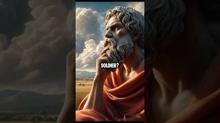 Socrates From a Warrior to a Philosopher socrates stoicism ancientgreek youtubeshorts fyp [upl. by Llenel]