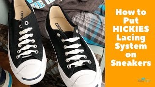 How to Put HICKIES Elastic Lacing System on Sneakers [upl. by Aedrahs]