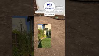 Amenajare curte sistem irigatii gazon plante piatra decor landscaping gazon beforeandafter [upl. by Sinnal]