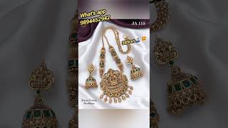 imitation jewellerypremiumqualitynecklace whatsapp for booking 9894452942 newfashionjewellery [upl. by Elda]