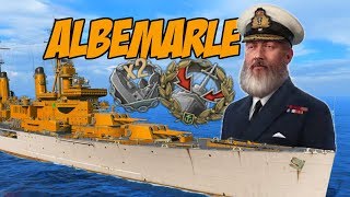 Albemarle with Jingles as captain  World of Warships [upl. by Alleynad]