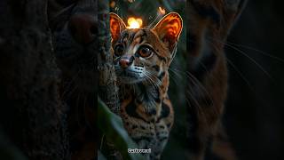 RUSTY spotted cat 🐈 facts sciencefacts amazing youtubeshorts sabscribe [upl. by Esilegna473]