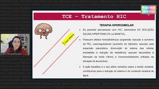 Como tratar o edema cerebral no TCE [upl. by Pirnot]