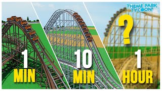 Building a Rollercoaster WITHOUT GAMEPASSES in Theme Park Tycoon 2  2 [upl. by Aliwt]