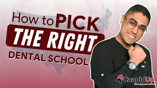 Choosing the Right Dental Schools in the USA  CAAPID  Unlocking Dental School Doors  Episode 6 [upl. by Ycnahc281]