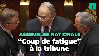 Ce député parvient à conclure son intervention sur le ProcheOrient malgré « un coup de fatigue » [upl. by Sinaj976]