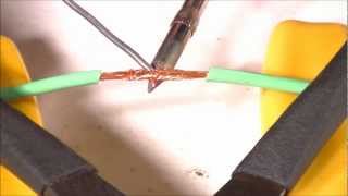 How To Solder  IntroJoining Stranded Wires  Part 1 [upl. by Porte]