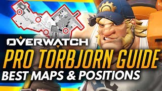 Overwatch  Ultimate TORBJORN Guide  Best Maps and Turret Position ft Desrow [upl. by Rexanna]